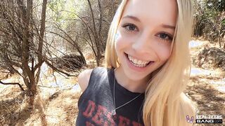 Real Teens - Gorgeous Blonde Lily Larimar Gets ravaged Outdoors