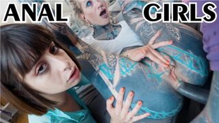 Alternative TATTOO pornstars fuck cute girls ANAL - ASS FUCK, ATM, GAPES, prolapse, blowjob