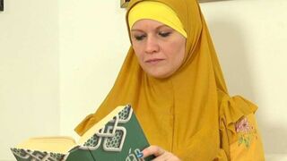 A woman in a hijab cheated on her husband